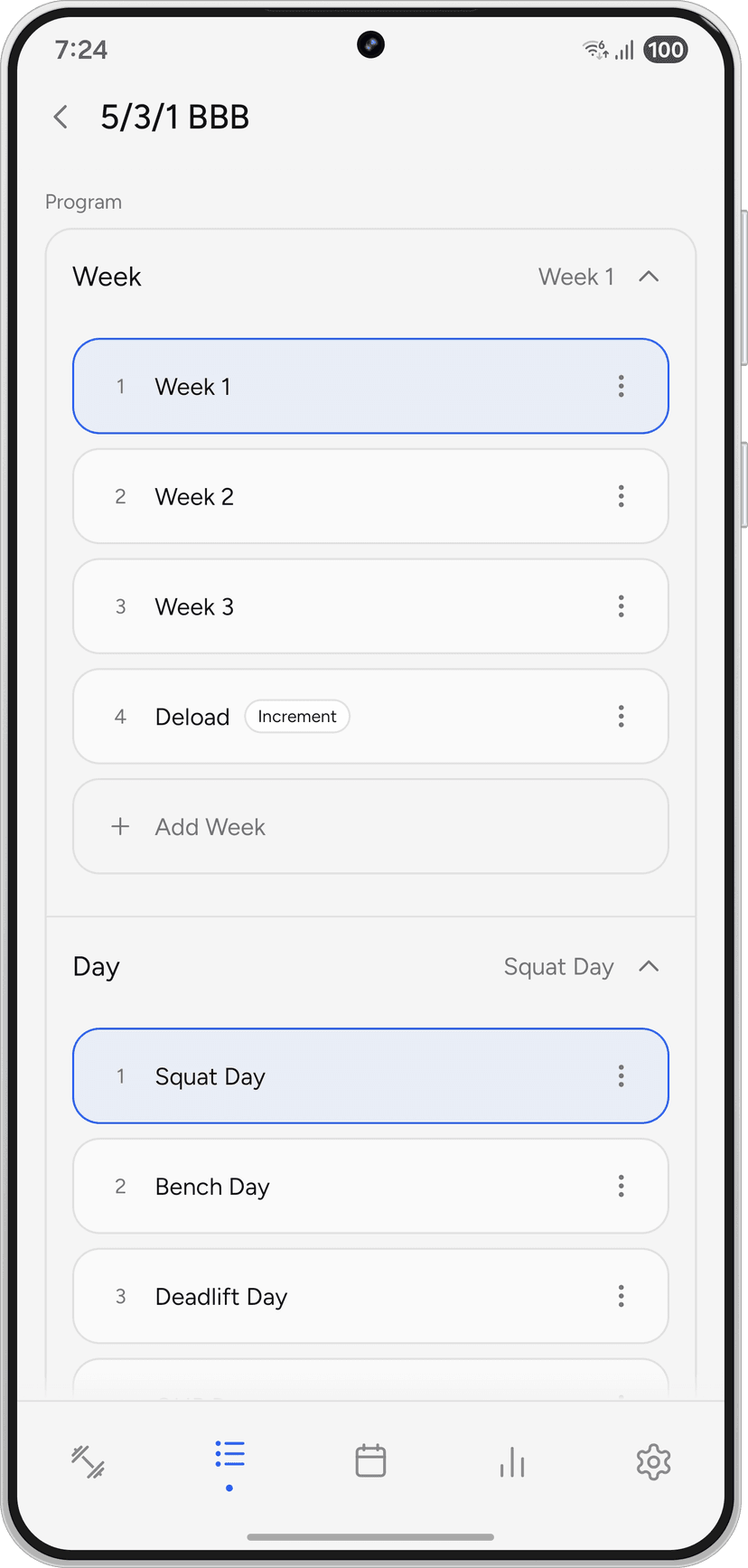RepCheck program builder